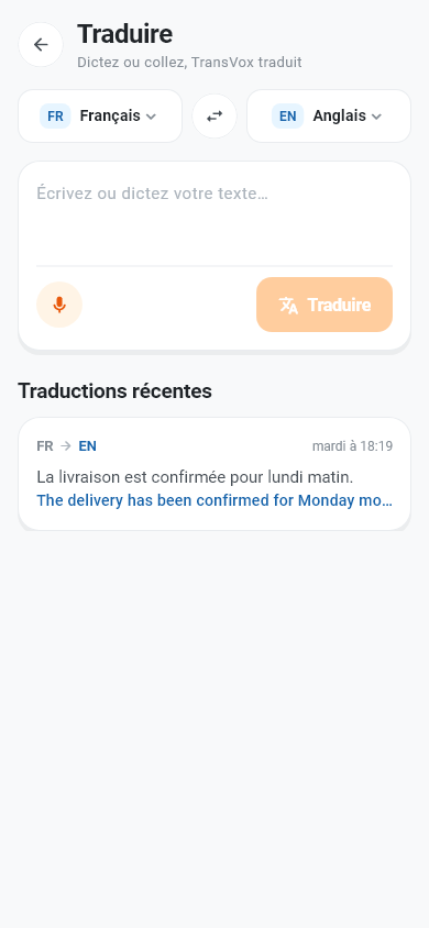 Traduction