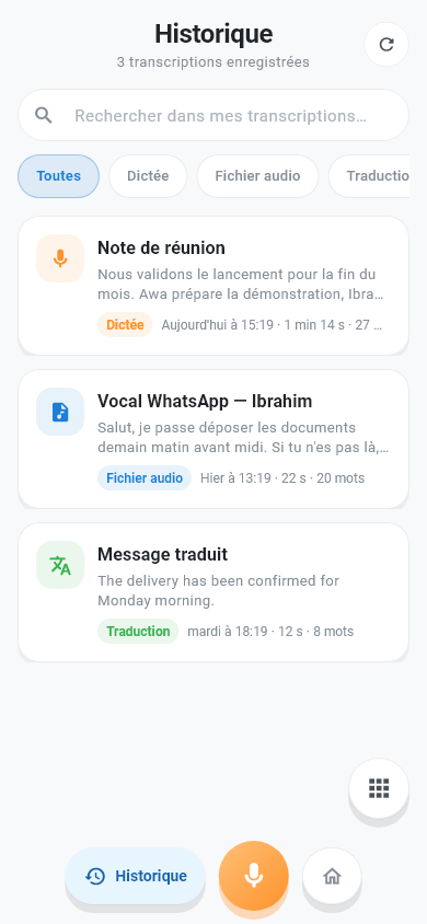 Historique